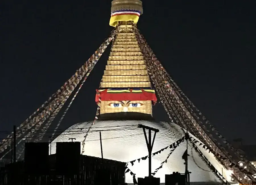 What is the Average Nightly Rate at Hotel Mandala Near Boudhanath Stupa?